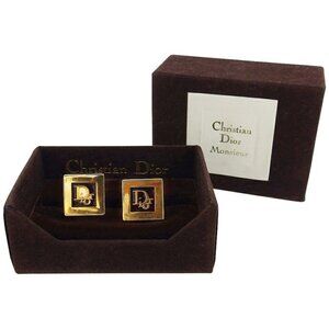 Dior cuffs Gold black Women Authentic secondhand